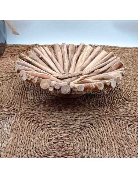 Plato madera Zazi